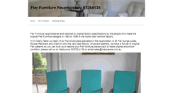 Desktop Screenshot of flerfurniturereupholstery.com