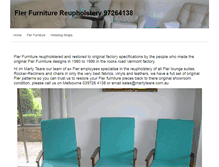 Tablet Screenshot of flerfurniturereupholstery.com